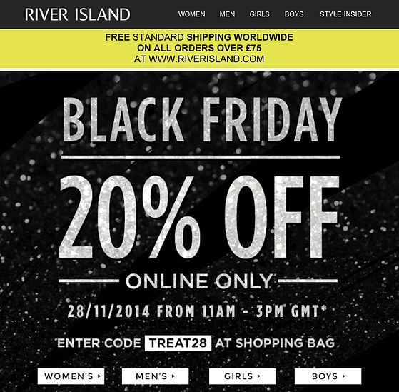 Holiday Email Campaigns - Build excitement for Black Friday