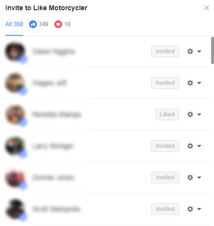 Invite Feature to Get More Facebook Page Likes